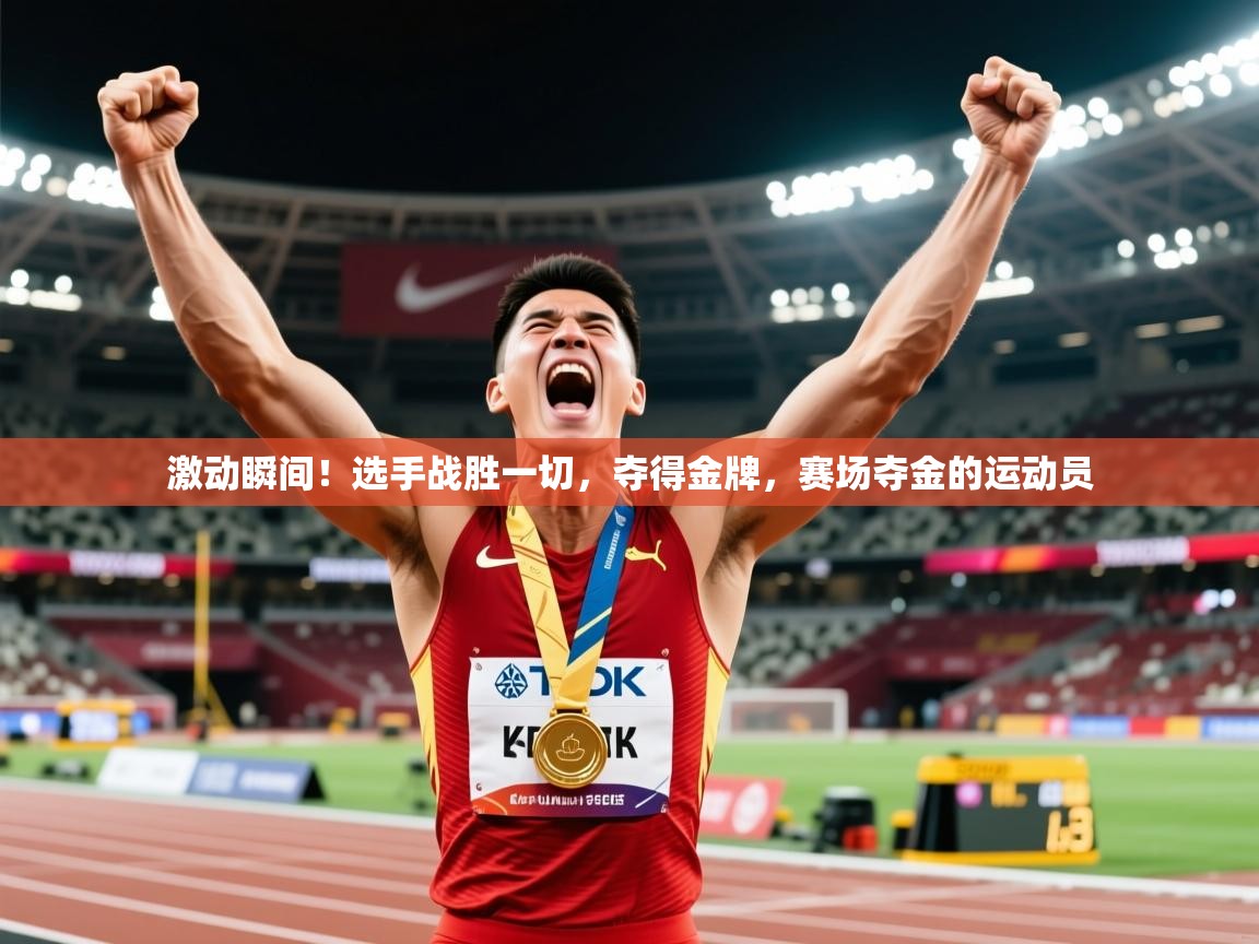 激动瞬间!选手战胜一切,夺得金牌,赛场夺金的运动员 激动瞬间!选手战胜一切,夺得金牌,赛场夺金的运动员