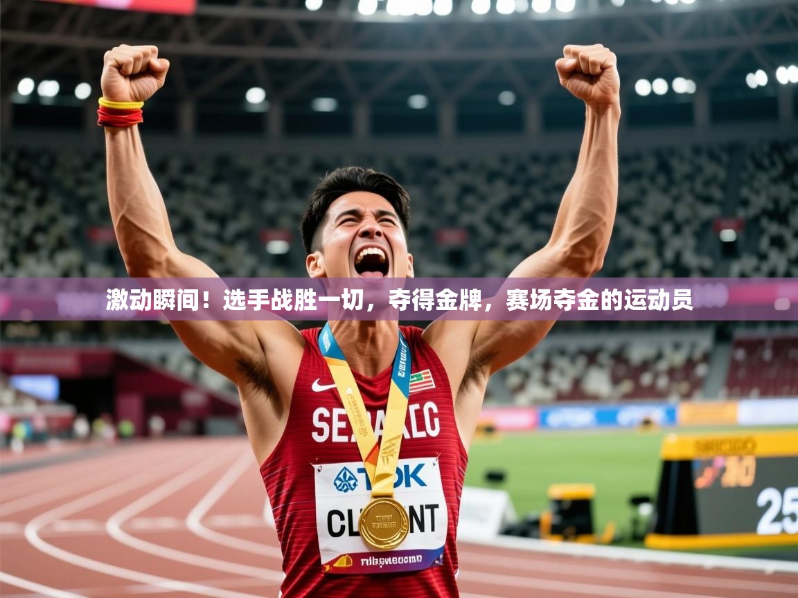 激动瞬间!选手战胜一切,夺得金牌,赛场夺金的运动员 激动瞬间!选手战胜一切,夺得金牌,赛场夺金的运动员