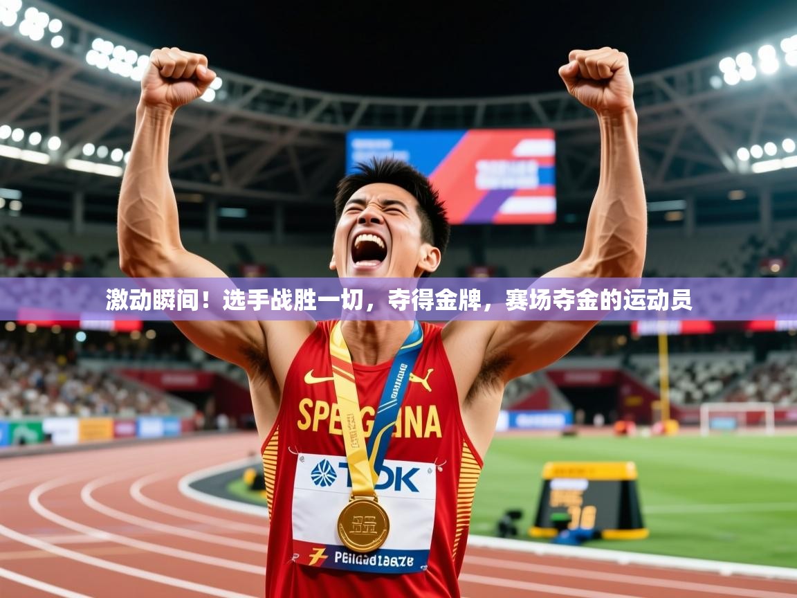 激动瞬间!选手战胜一切,夺得金牌,赛场夺金的运动员 激动瞬间!选手战胜一切,夺得金牌,赛场夺金的运动员